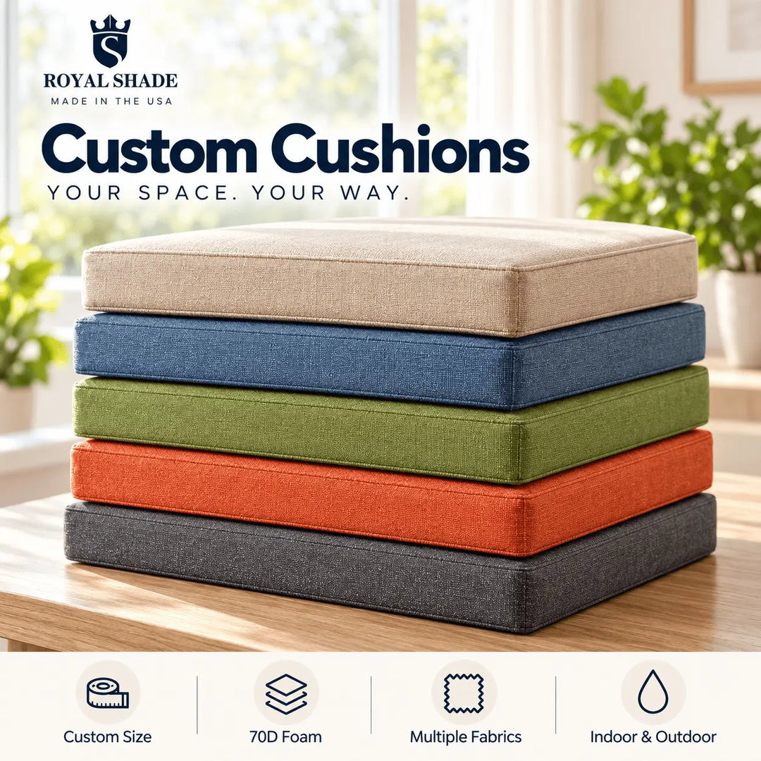 [Custom] Premium 70D High-Resilience Foam Multi-Fabric Furniture Cushion
