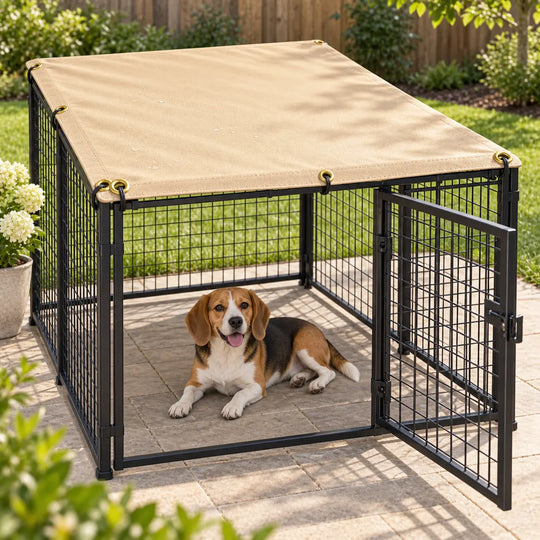 Waterproof Shade Cloth Dog Kennel Shade with Grommets