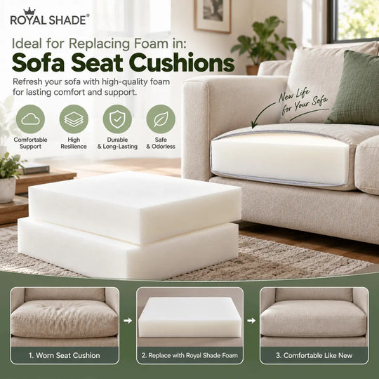 Foam In Sofa Seat Cushions丨Royal Shade