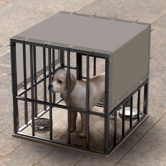 Waterproof Shade Cloth Dog Kennel Shade with Grommets Royal Shade USA