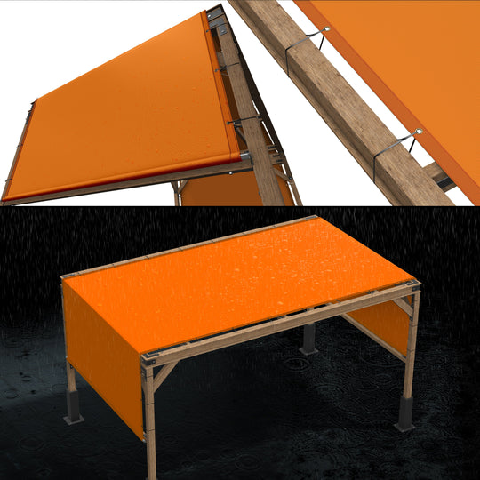 4 x 20 Custom Waterproof Pergola - Royal Shade USA