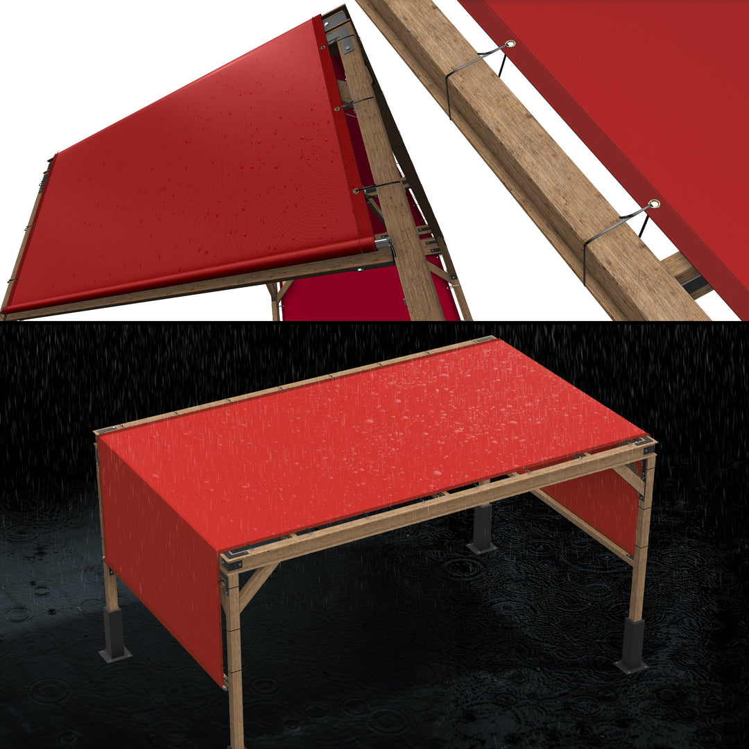 4 x 16 Custom Waterproof Pergola - Royal Shade USA