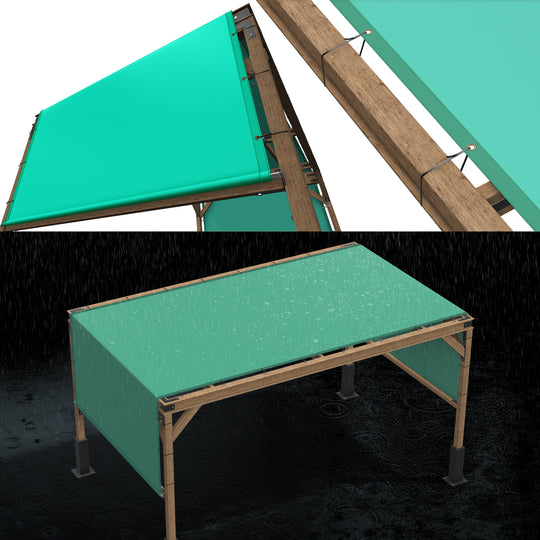 4 x 28 Custom Waterproof Pergola - Royal Shade USA
