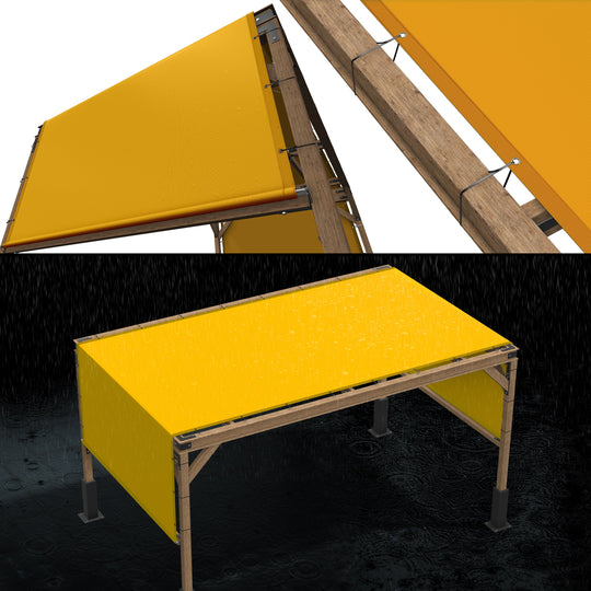 4 x 15 Custom Waterproof Pergola - Royal Shade USA