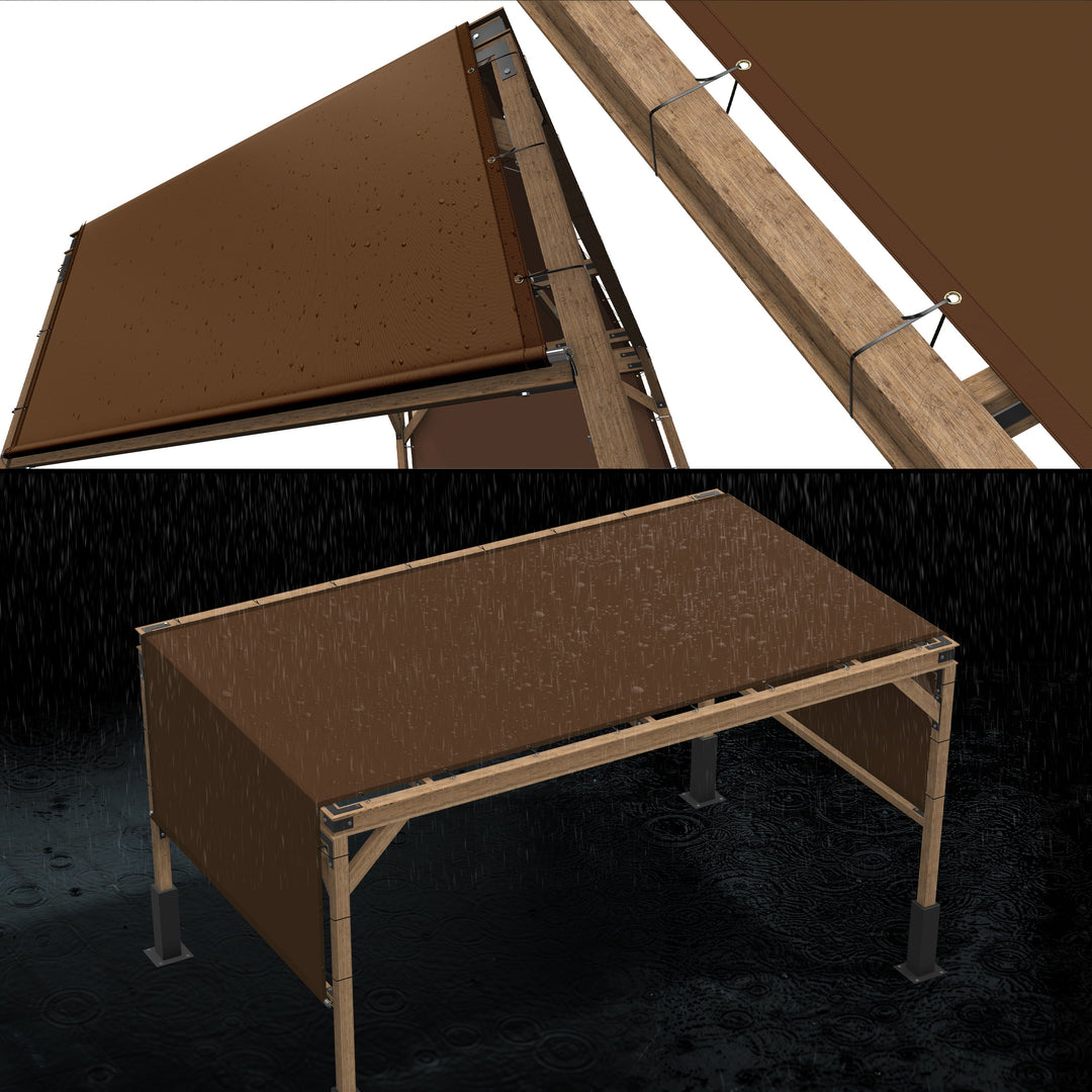 4 x 30 Custom Waterproof Pergola - Royal Shade USA