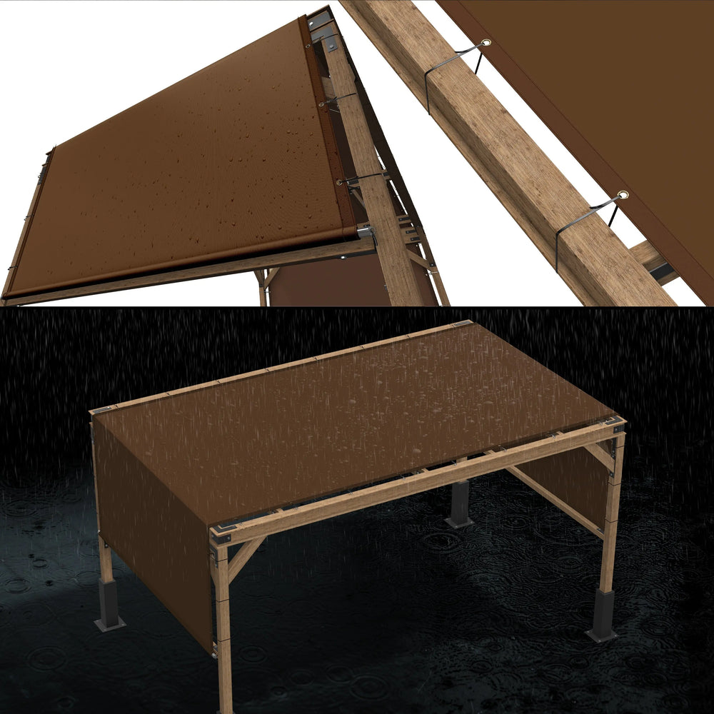 4 x 11 Custom Waterproof Pergola - Royal Shade USA