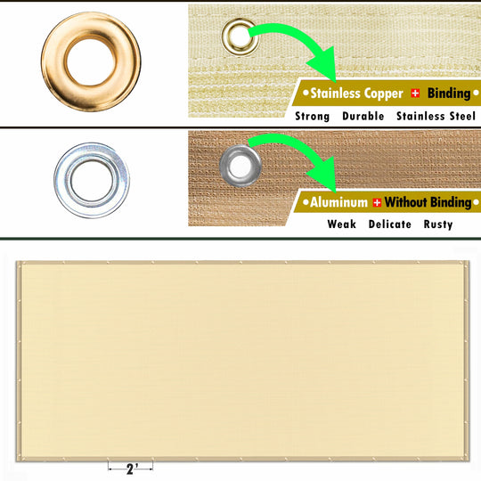 [Custom] Pergola Sun Shade Canopy Replacement Cover Commercial Grade 260 GSM Cloth