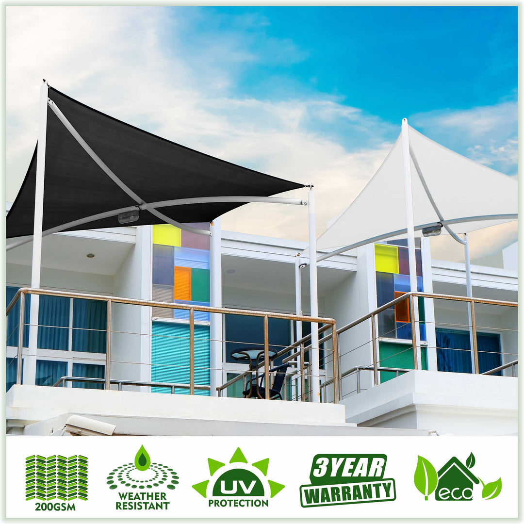 Equilateral Triangle Sun Shade Sail Canopy