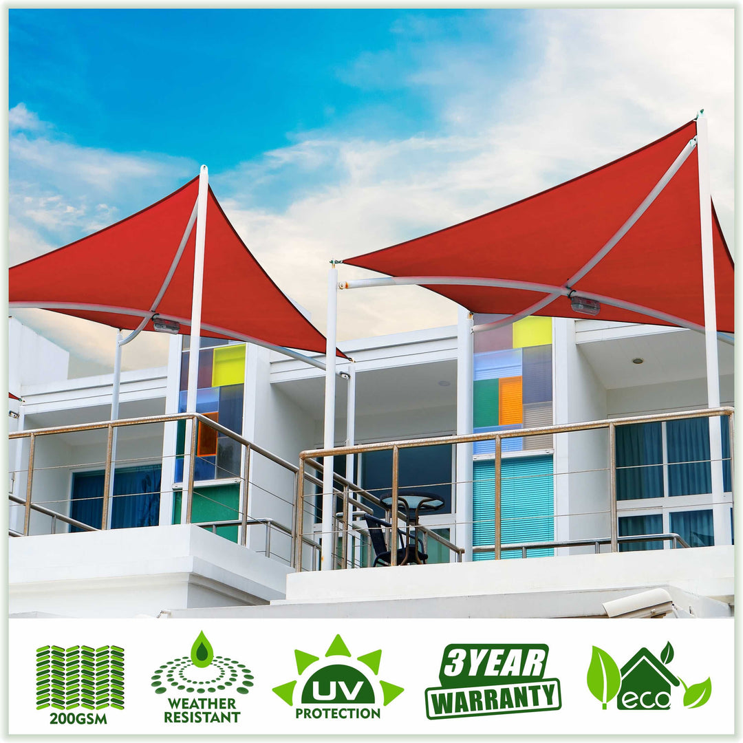 Equilateral Triangle Sun Shade Sail Canopy