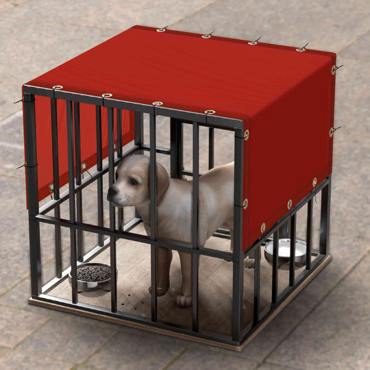 Waterproof Shade Cloth Dog Kennel Shade with Grommets Royal Shade USA