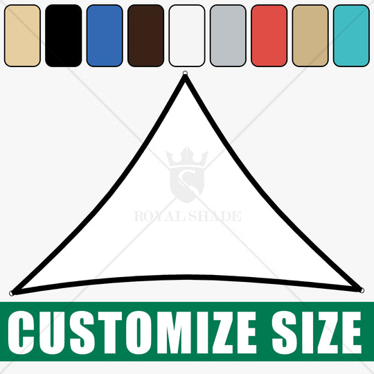 [CUSTOM] Standard Equilateral Triangle Sun Shade Sail Outdoor Canopy Awning