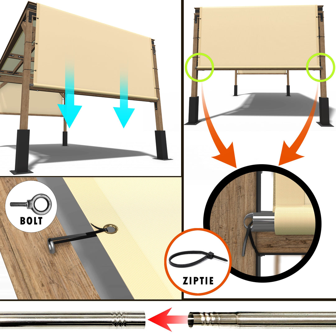 backyard discovery pergola
