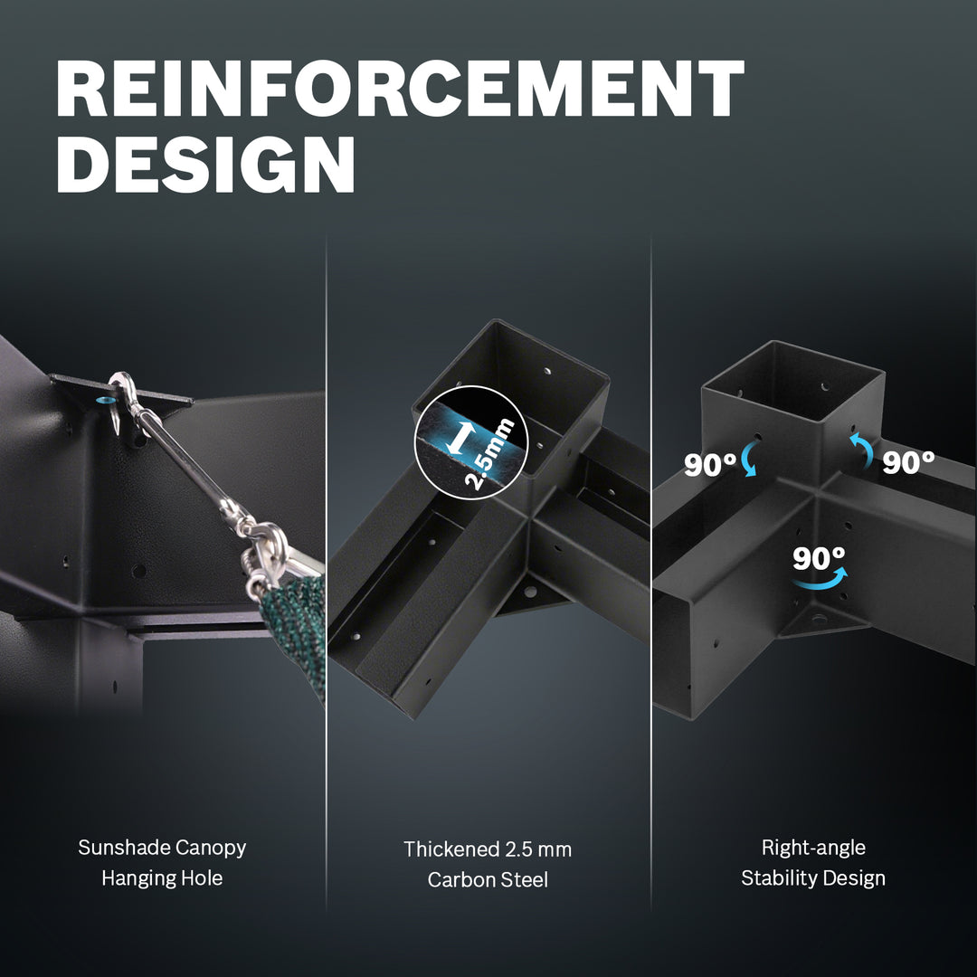 Royal Shade USA Metal Pergola Kit - Royal Shade USA