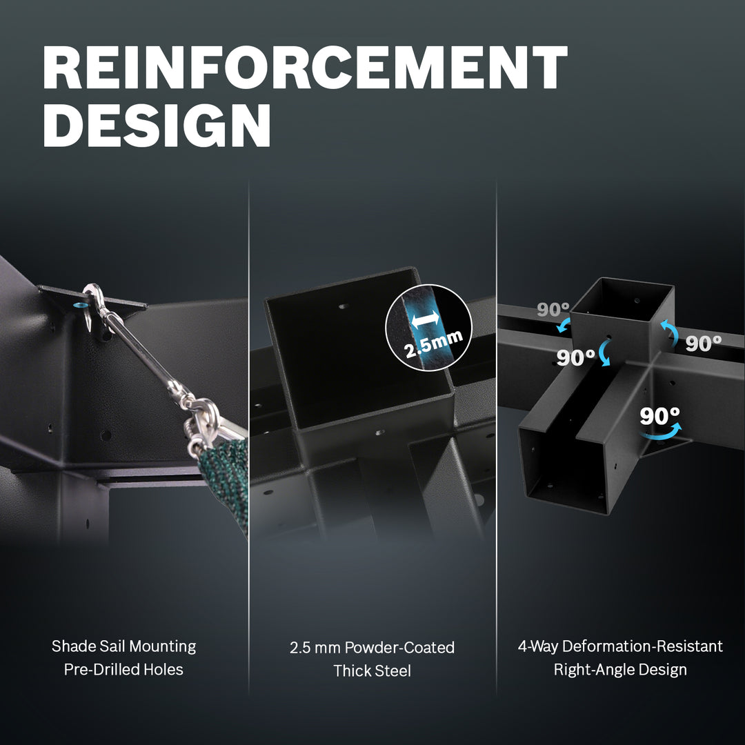 Royal Shade USA Metal Pergola Kit - Royal Shade USA