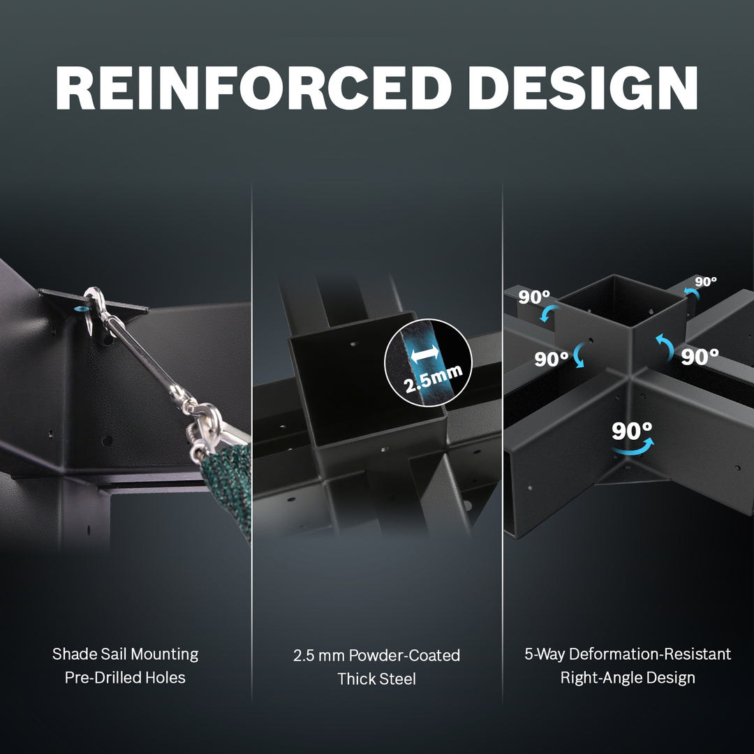 Royal Shade USA Metal Pergola Kit - Royal Shade USA