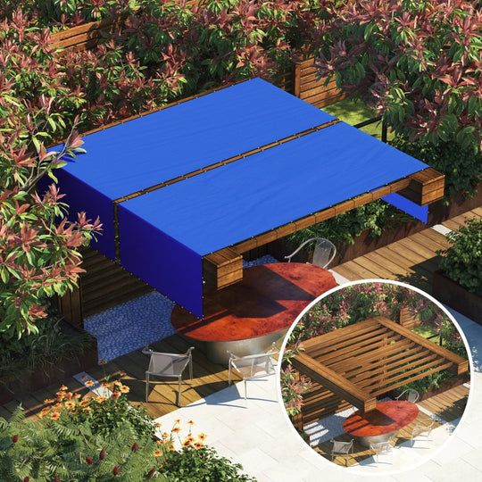 [Custom] 5ft Privacy Fence Screen 7 Colors - Commercial Grade 170 GSM - 3 Years Warranty - Royal Shade USA