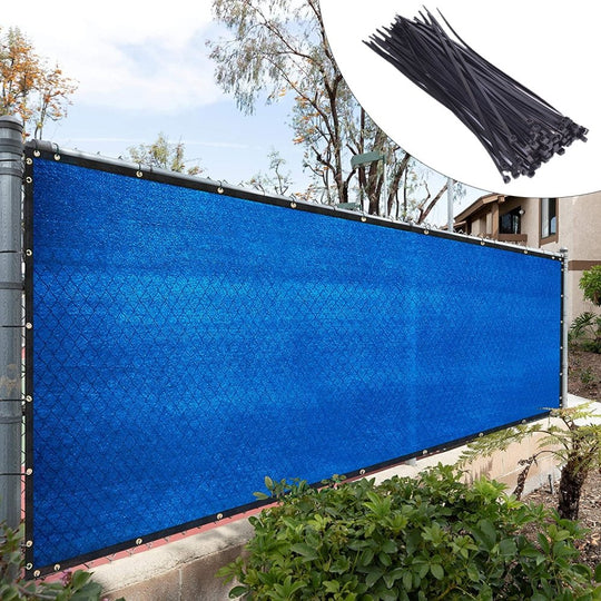 [Custom] 5ft Privacy Fence Screen 7 Colors - Commercial Grade 170 GSM - 3 Years Warranty - Royal Shade USA