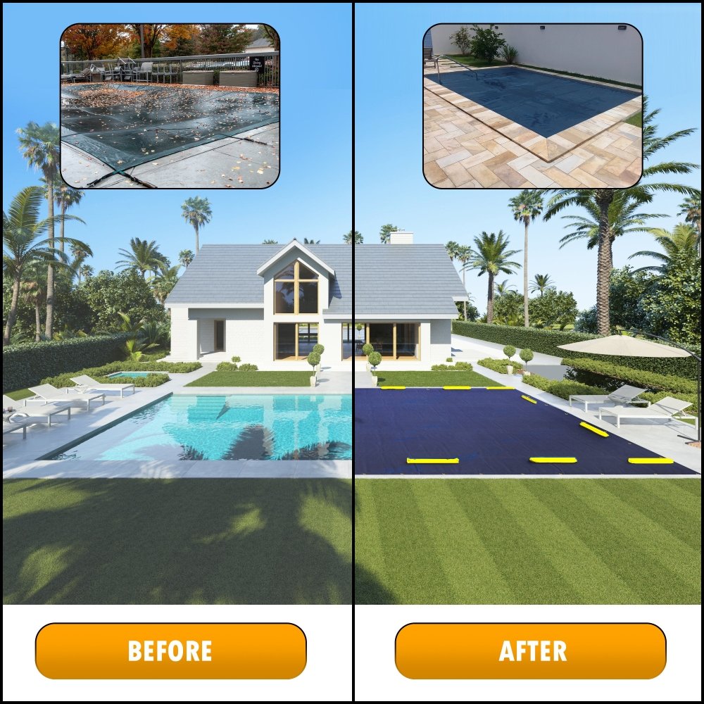 winter swimming pool cover丨Royal Shade USA