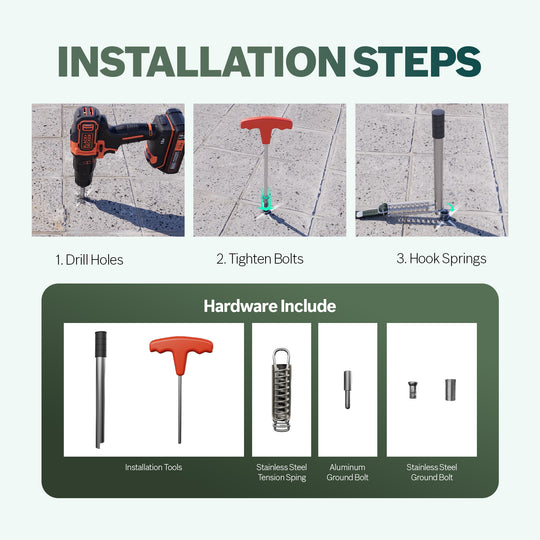 pool safety cover installation