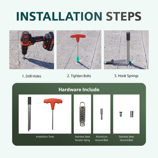 pool safety cover installation