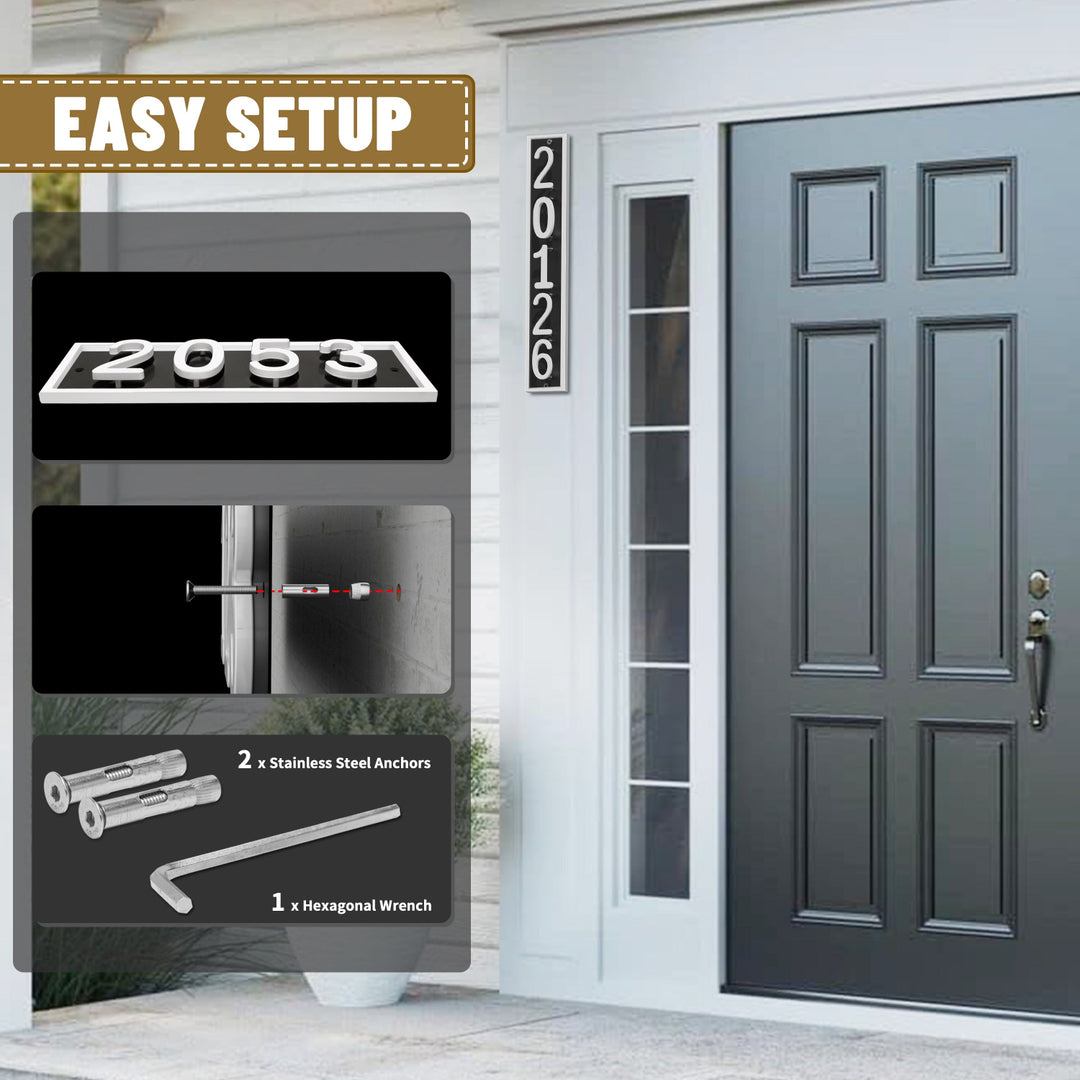 house numbers plaque丨Royal Shade