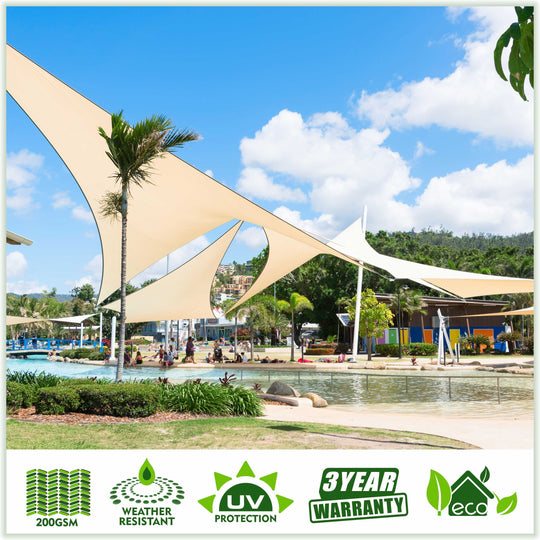 Equilateral Triangle Sun Shade Sail Canopy