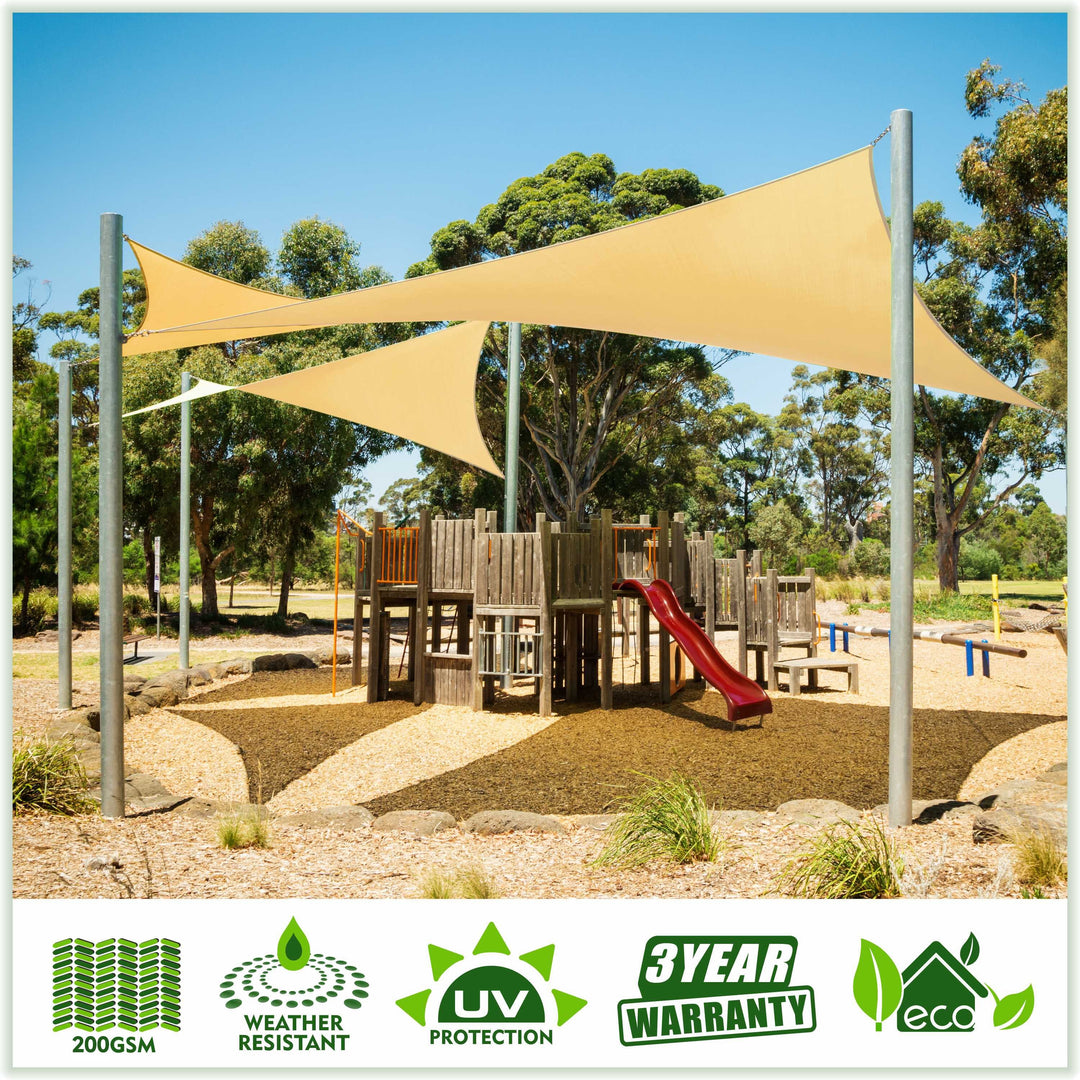 Equilateral Triangle Sun Shade Sail Canopy