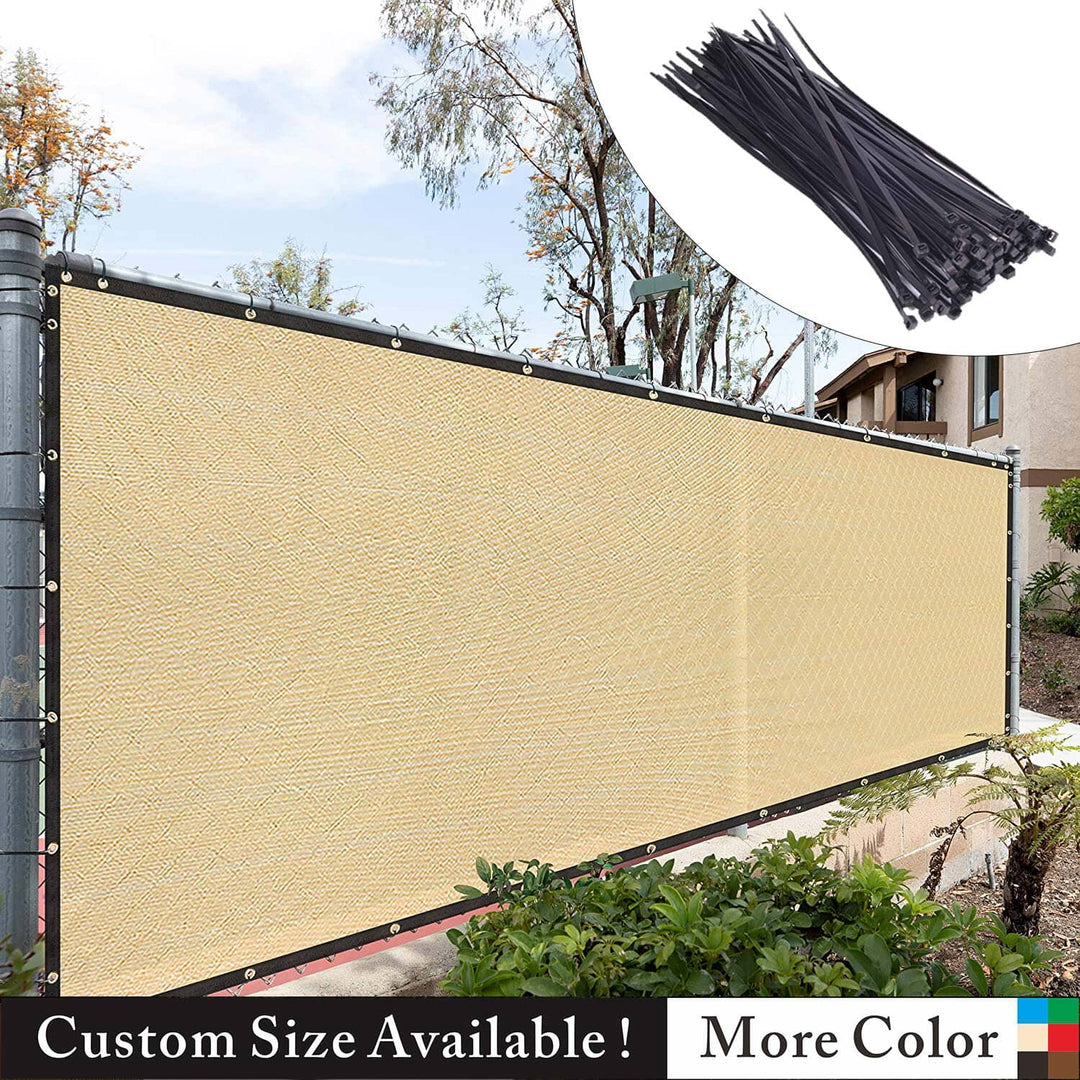 Royal Shade Custom Fence Privacy Screen Size