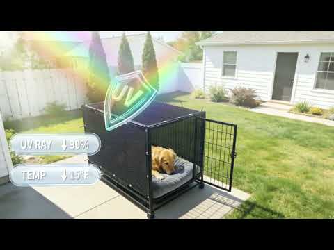 130 GSM Heavy Duty Dog Kennel Cover