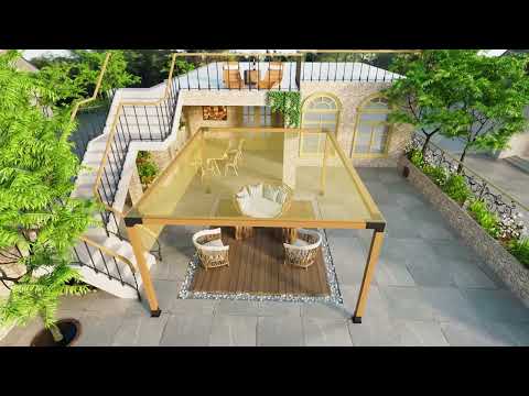 Royal Shade USA Metal Pergola Kit