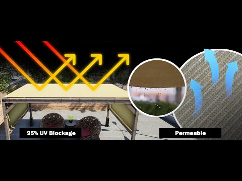 Royal Shade Pergola Replacement Cover Shade Canopy