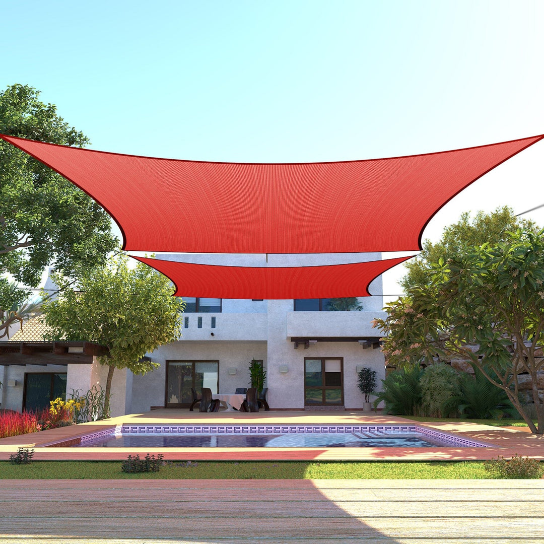 Rectangle Sun Shade Sails Canopy