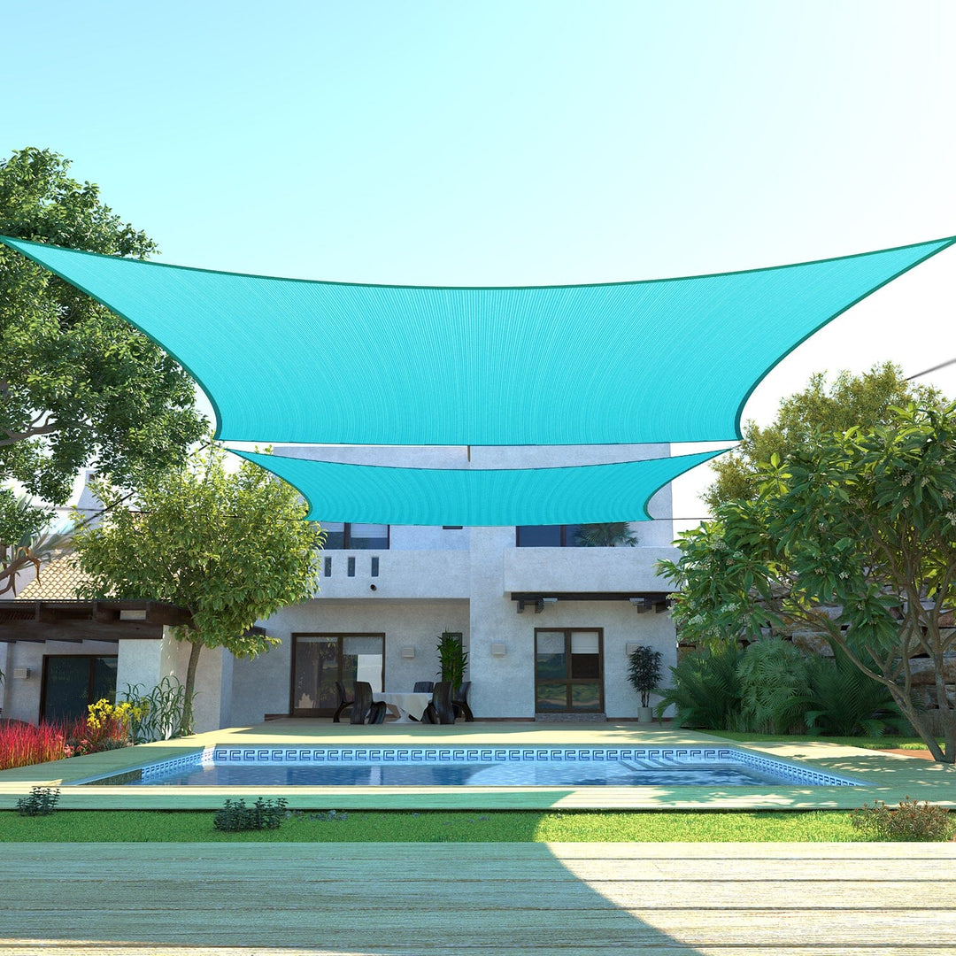 Rectangle Sun Shade Sails Canopy