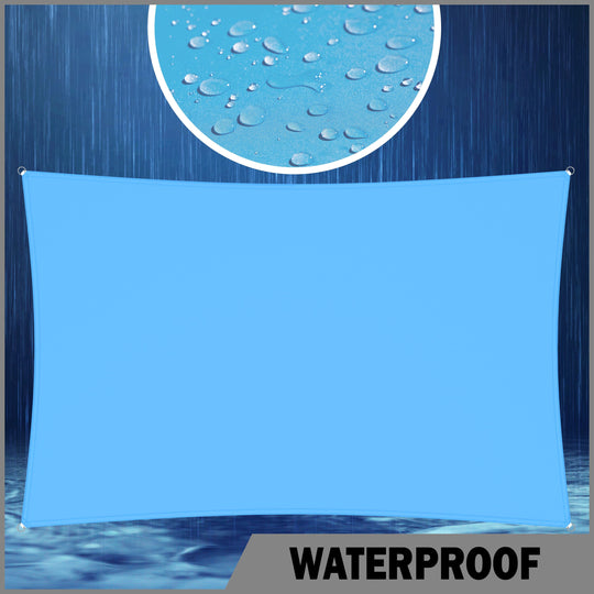 Waterproof Rectangle Sun Shade Sail Canopy
